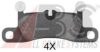 A.B.S. 37788 OE Brake Pad Set, disc brake